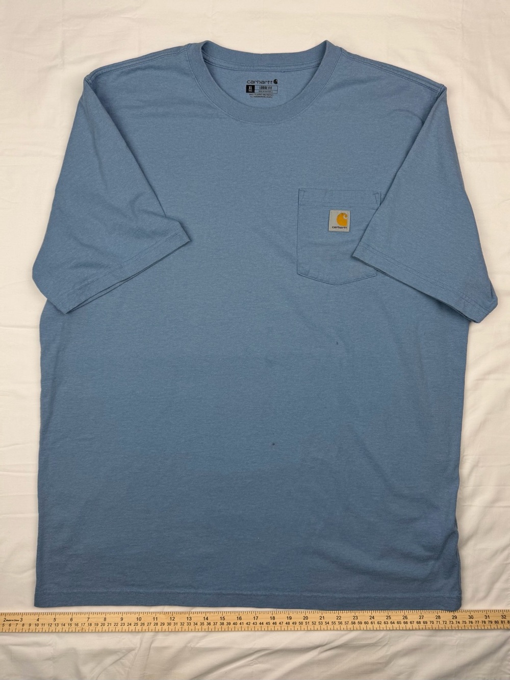 Carhartt Short-Sleeve Pocket Tee in Light Blue